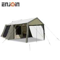 ENJOIN Family Camping Cotton Canvas Bell Tent