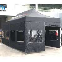 Waterproof flame retardant fabric folding gazebo tents