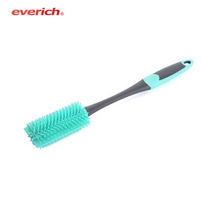 Everich Long Handle Bottle  Cleaning TPR Brush For Wine Beer Decanter Flask