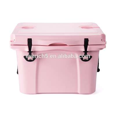 Everich 35 Pink Ice Chest Cooler Rotomold Coolers Hard Coolers